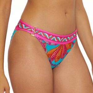 Trina Turk Meilani Hardware-Trim Hipster Bikini Bottoms Size 14